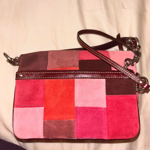 COACH - Groovy Suede Patchwork 
Mini Bag and Wallet SET - Picture 5 of 5